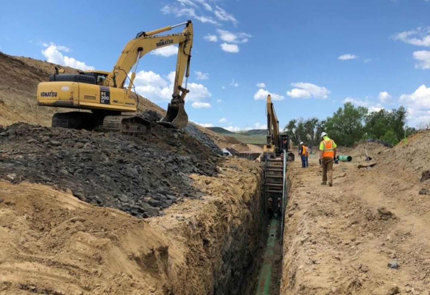 Site development in progress on an Arkansas commercial property
