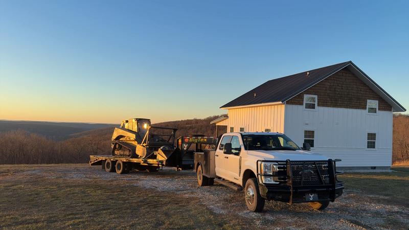 Brice Contracting heavy equipment fleet